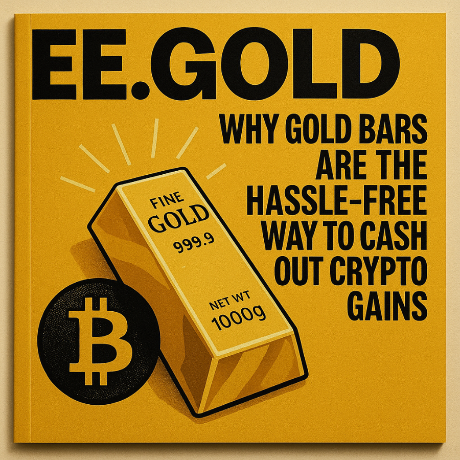 Why Gold Bars Are the Hassle-Free Way to Cash Out Crypto Gains